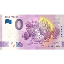 0 Euro Souvenir Portugalsko 2022 - Feliz Páscoa