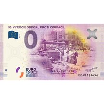 0 Euro Souvenir Slovensko 2018 - 50. výročie odporu proti okupácii