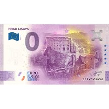 0 Euro Souvenir Slovensko 2022 - Hrad Likava (dotlač)
