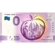 0 Euro Souvenir USA 2023 - I Love New York