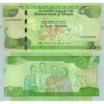 10 Birr 2020 Etiópia