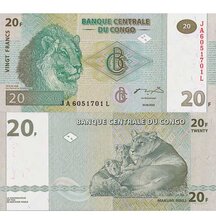 20 Francs 2003 Kongo