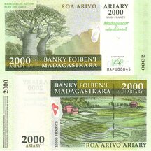 2000 Ariary 2007 Madagaskar