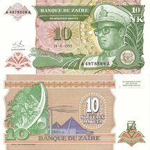 10 Nouveaux Makuta 1993 Zair