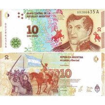 10 Pesos 2016 Argentína