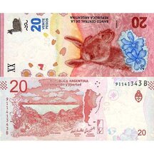 20 Pesos 2017 Argentína