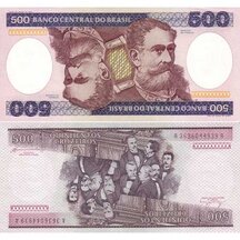 500 Cruzeiros 1985 Brazília
