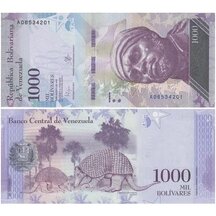 1000 Bolívares 2017 Venezuela