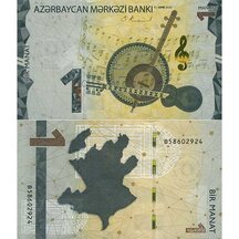 1 Manat 2020 Azerbajdžan