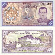 10 Ngultrum 2000 Bhután