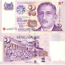 2 Dollars 2000 Singapur