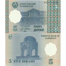 5 Diram 1999 Tadžikistan
