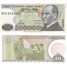 10 Lirasi 1970 Turecko
