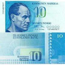 10 Markka 1986 Fínsko
