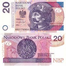 20 Zlotych 2016 Poľsko
