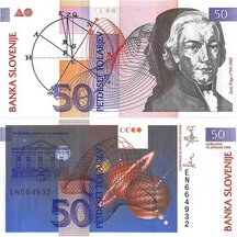 50 Tolarjev 1992 Slovinsko