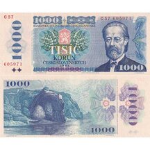 1000 Korún 1985 Československo - séria C