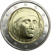 2 EURO Taliansko 2013 - Giovanni Boccaccio