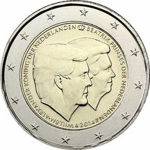 2 EURO Holandsko 2014 - W. Alexander a Beatrix