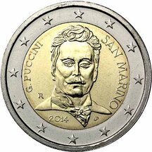 2 EURO San Maríno 2014 - Giacomo Puccini