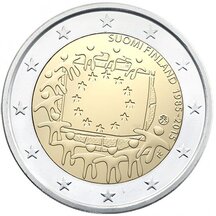 2 EURO Fínsko 2015 - EU vlajka