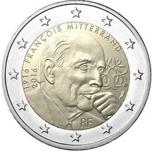 2 EURO Francúzsko 2016 - Francois Mitterrand