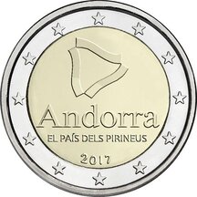 2 EURO Andorra 2017 - Pyrenejská krajina