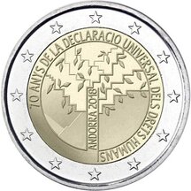 2 EURO Andorra 2018 - Deklarácia ľudských práv