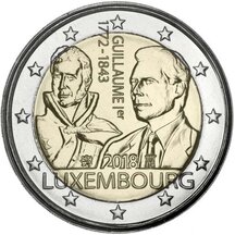 2 EURO Luxembursko 2018 - Guillaume I.