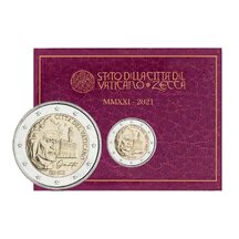 2 EURO Vatikán 2021 - Dante Alighieri