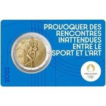 2 EURO Francúzsko 2022 - Olympijské hry 2024 (modrá)