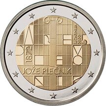 2 EURO Slovinsko 2022 - Jože Plečnik