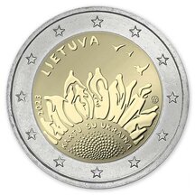 2 EURO Litva 2023 - Spoločne za Ukrajinu