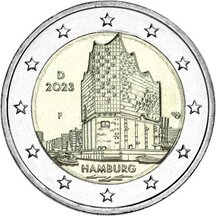 2 EURO Nemecko 2023 - Hamburg F