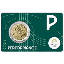 2 EURO Francúzsko 2024 - Olympijské hry 2024 (zelená) P