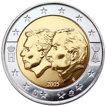 2 EURO Belgicko 2005 - Hospodárska únia