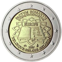 2 EURO Belgicko 2007 - Rímska zmluva