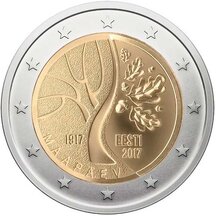 2 EURO Estónsko 2017 - Nezávislosť