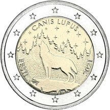 2 EURO Estónsko 2021 - Vlk