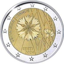 2 EURO Estónsko 2024 - Nevädza