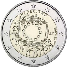 2 EURO Holandsko 2015 - EU vlajka