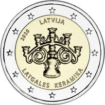 2 EURO Lotyšsko 2020 - Latgalská keramika