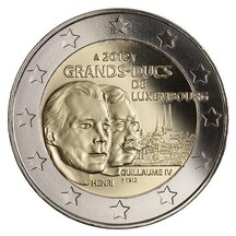 2 EURO Luxembursko 2012 - Guillaume IV.