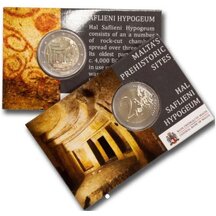 2 EURO Malta 2022 - Chrámy Hal-Saflieni - coincard
