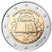 2 EURO Nemecko 2007 - Rímska zmluva F