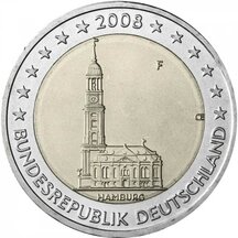 2 EURO Nemecko 2008 - Spolková krajina Hamburg F