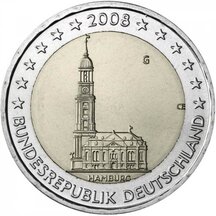 2 EURO Nemecko 2008 - Spolková krajina Hamburg G