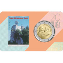 Mincová karta so známkou San Maríno 2018 n.02