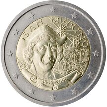 2 EURO San Maríno 2006 - Krištof Kolumbus