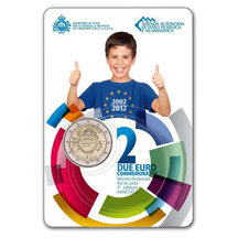 2 EURO San Maríno 2012 - 10. rokov Euro meny